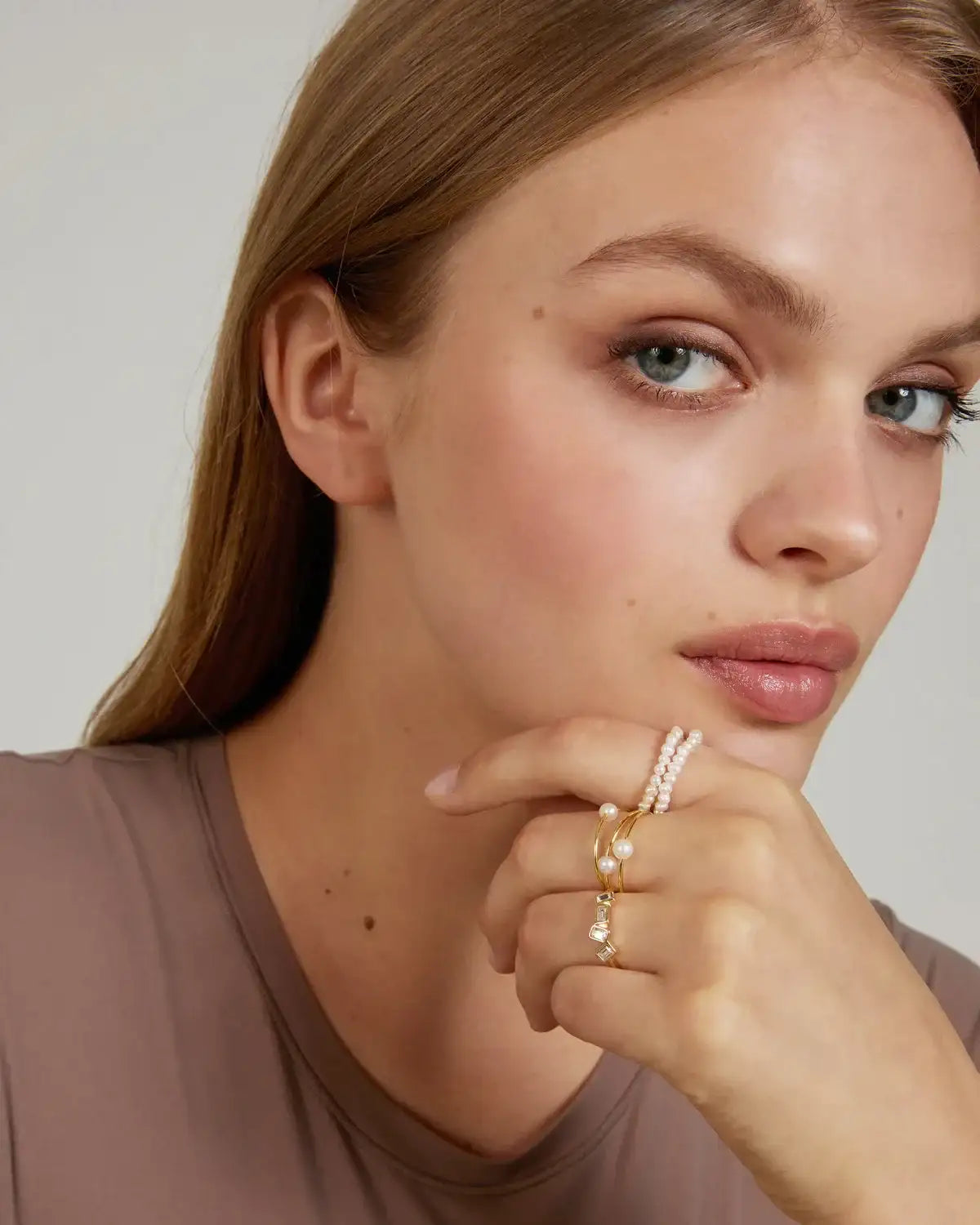 Grit Seed Pearl Ring