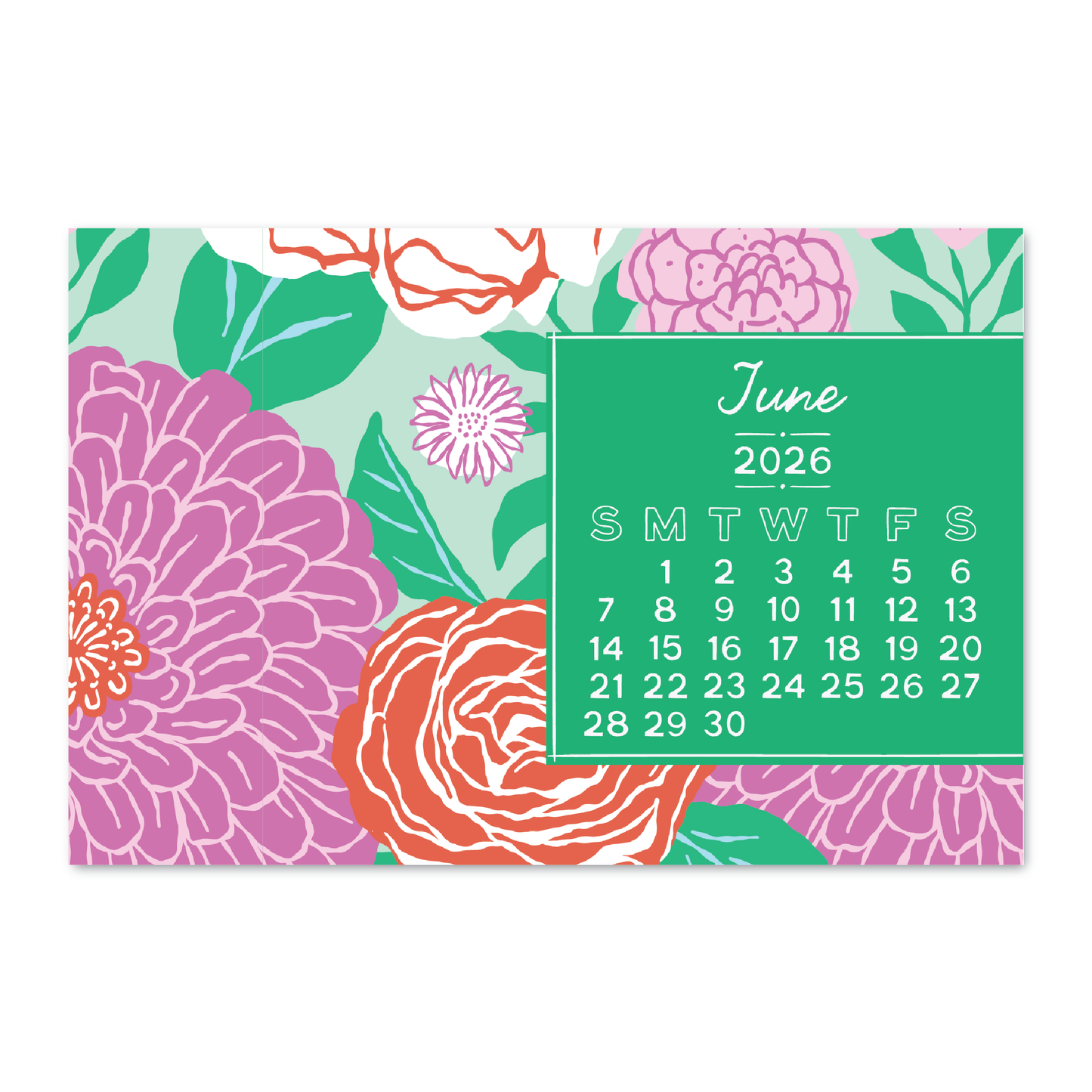 Blooms 2026 Calendar - 4x6