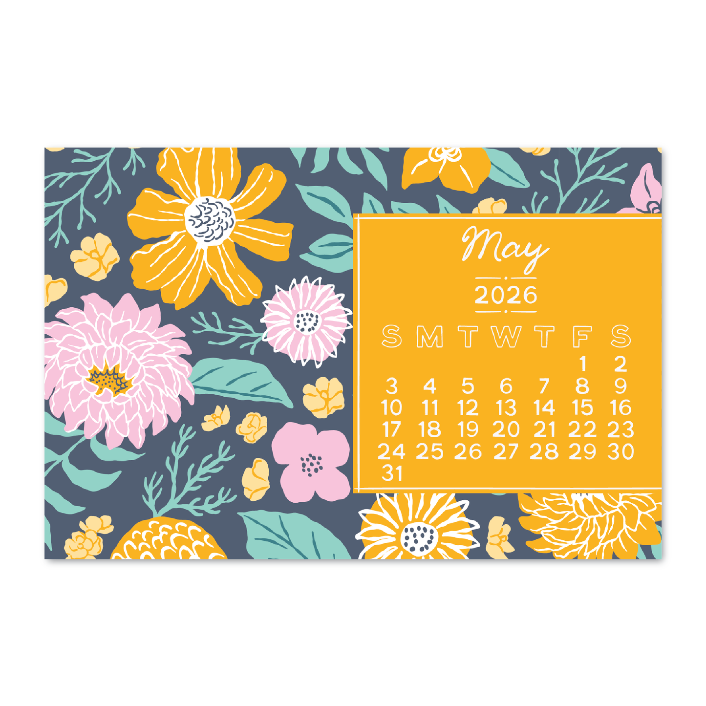 Blooms 2026 Calendar - 4x6