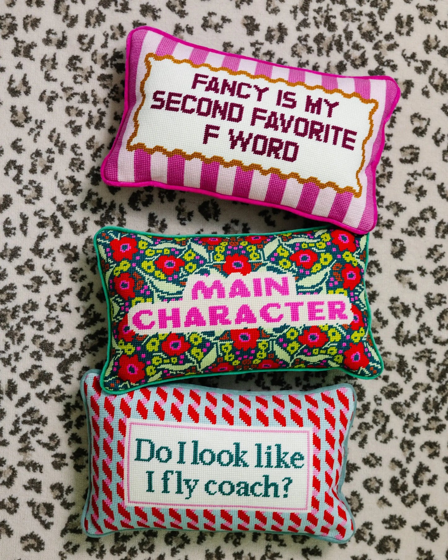 Fancy Needlepoint Pillow