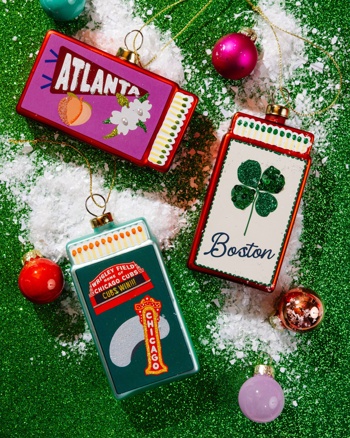 Matchbook Ornament - Atlanta