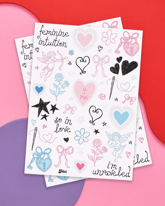 So in Love Tats - 70 temporary tattoos