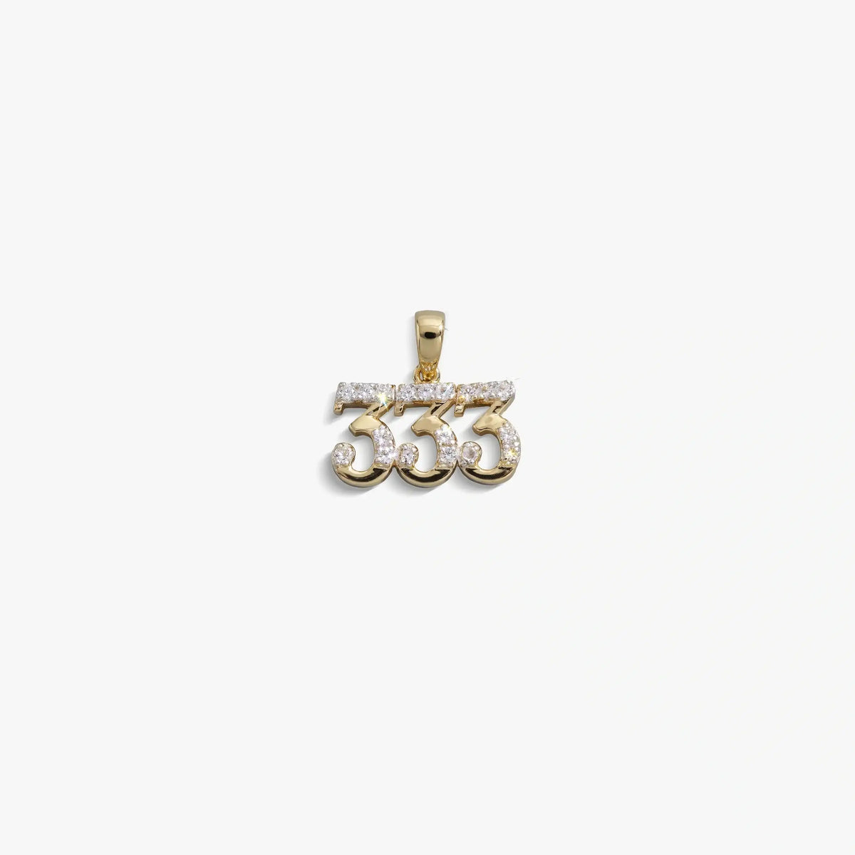 333 Sapphire Angel Number Amulet