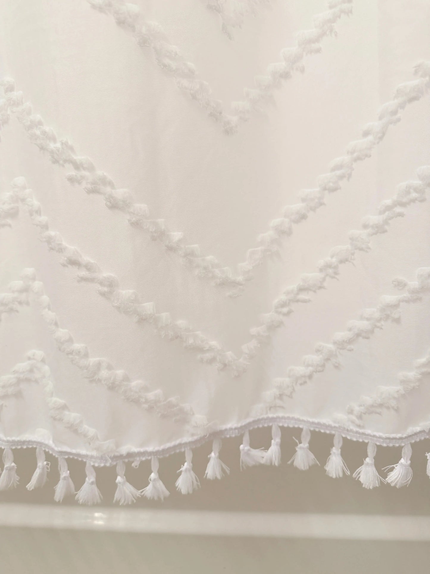 Capri Tufted Shower Curtain
