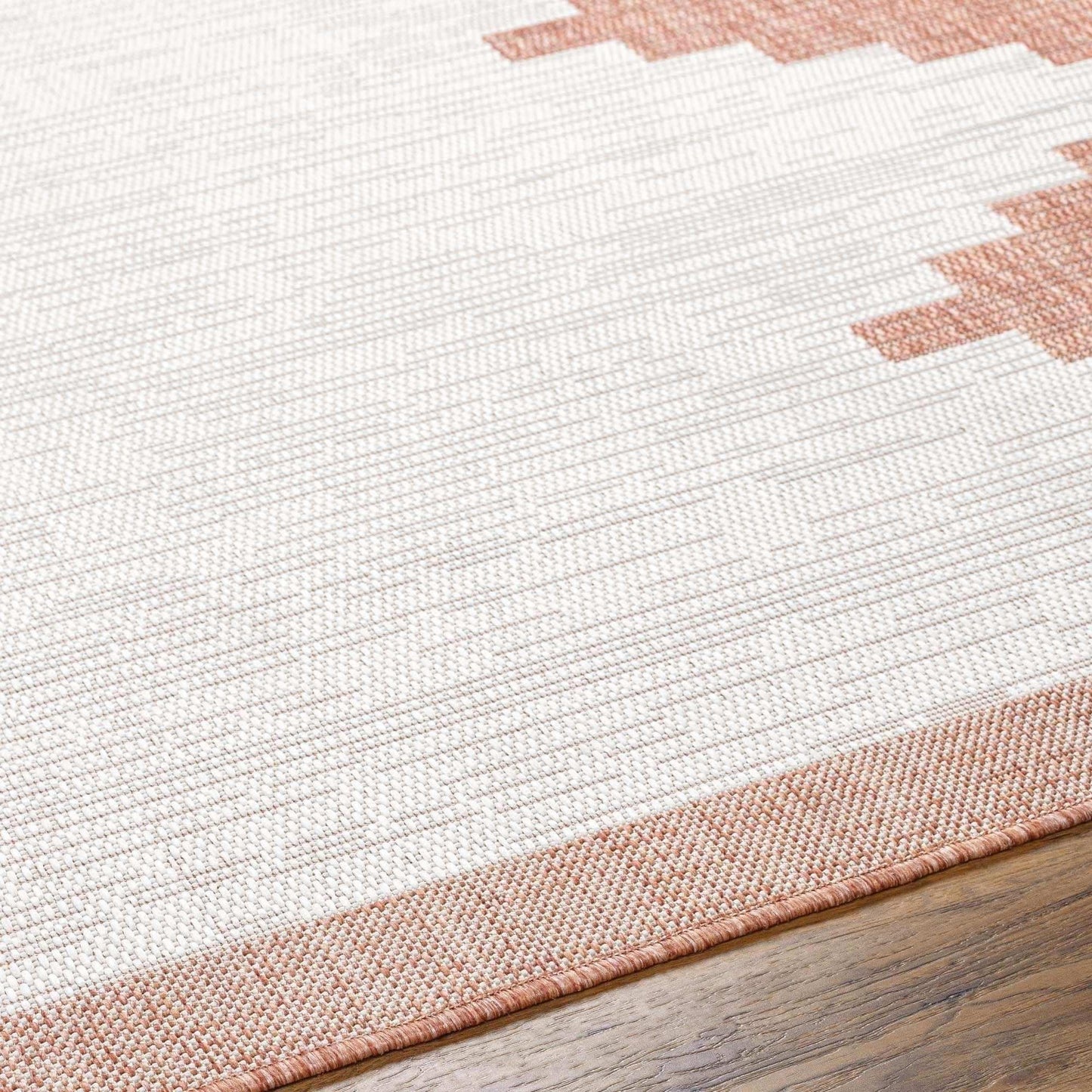 Djugun Peach Fuzz Indoor & Outdoor Area Rug