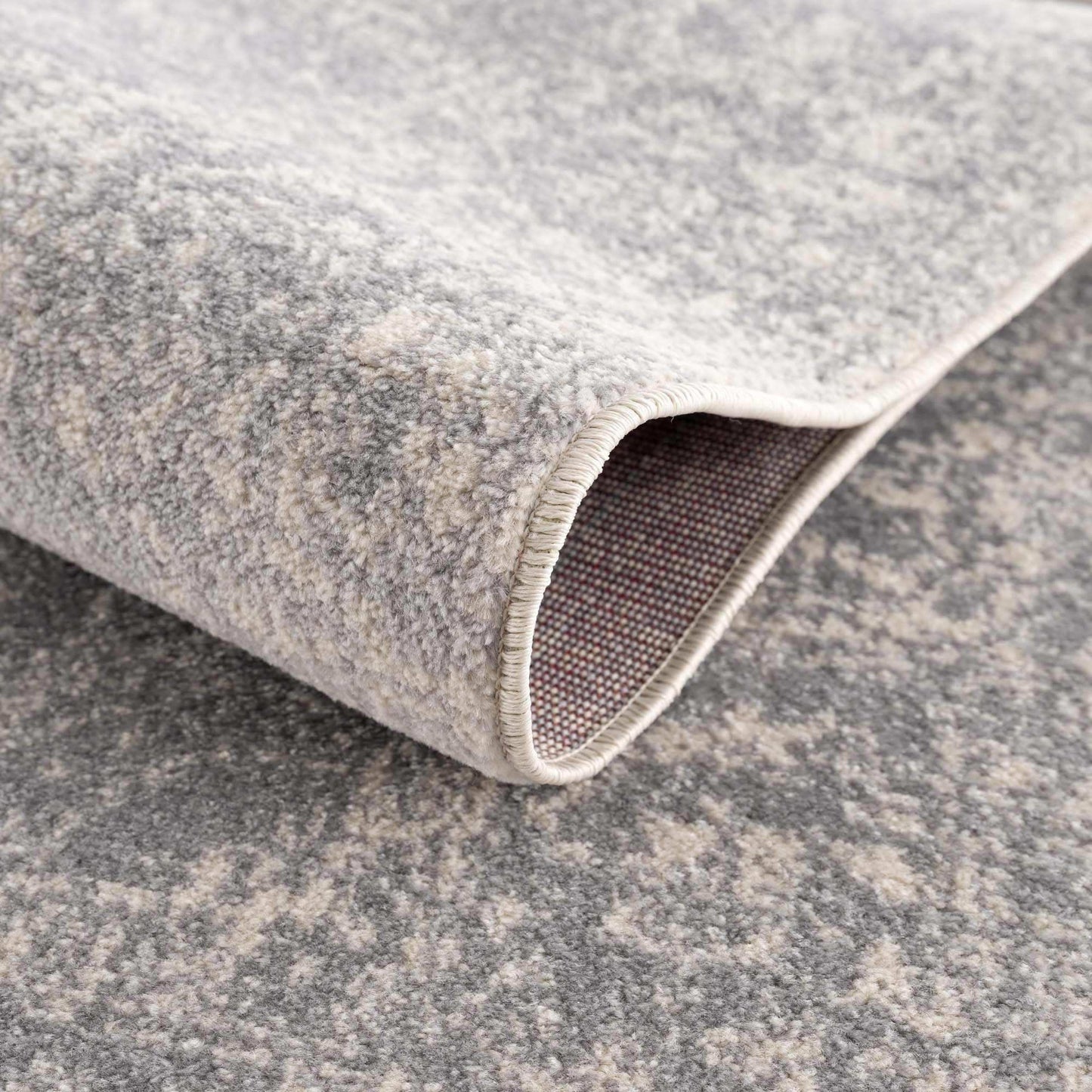 Peeta Gray Medallion Area Rug