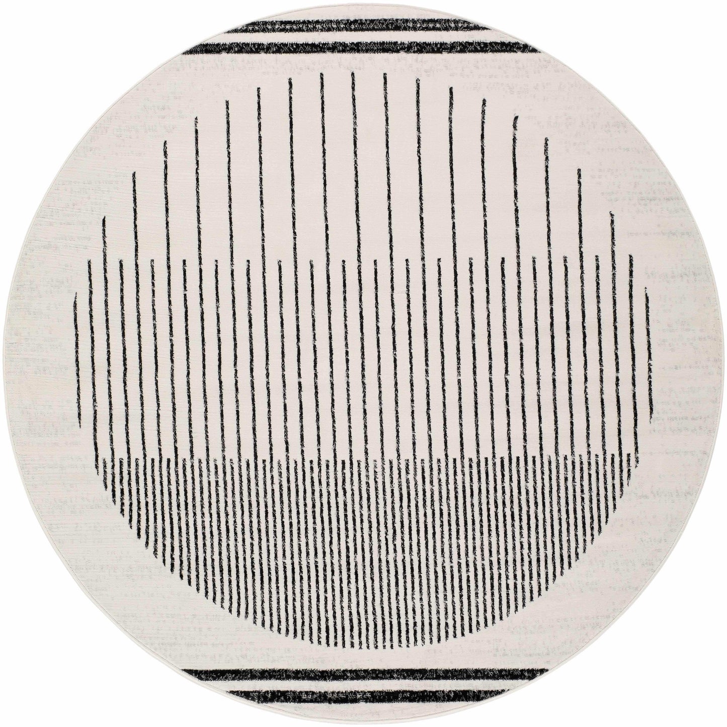 Angus Black&White Geometric Area Rug