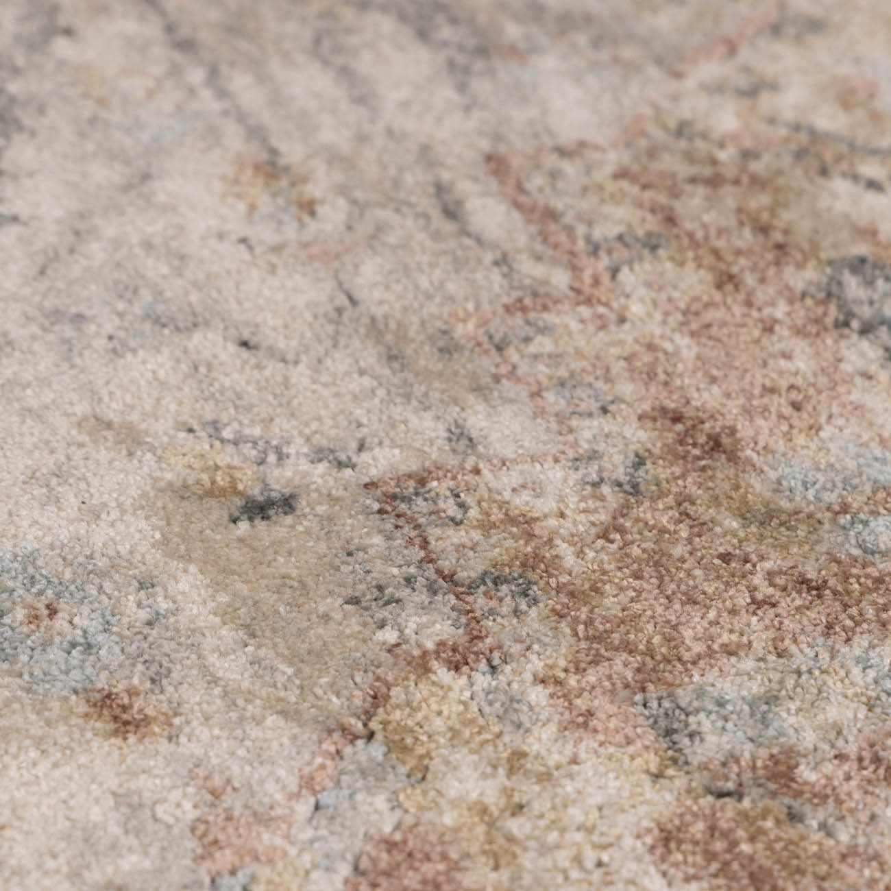 Vaeda Blue & Beige Thick Luxe Rug