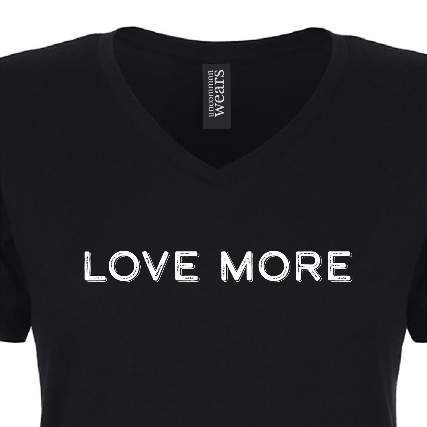 Love More Black T-Shirt - 001