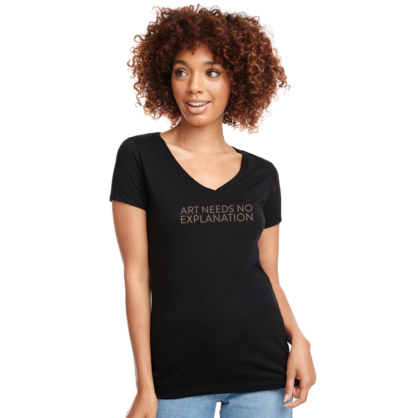 Art Needs No Explanation Black T-Shirt - 105