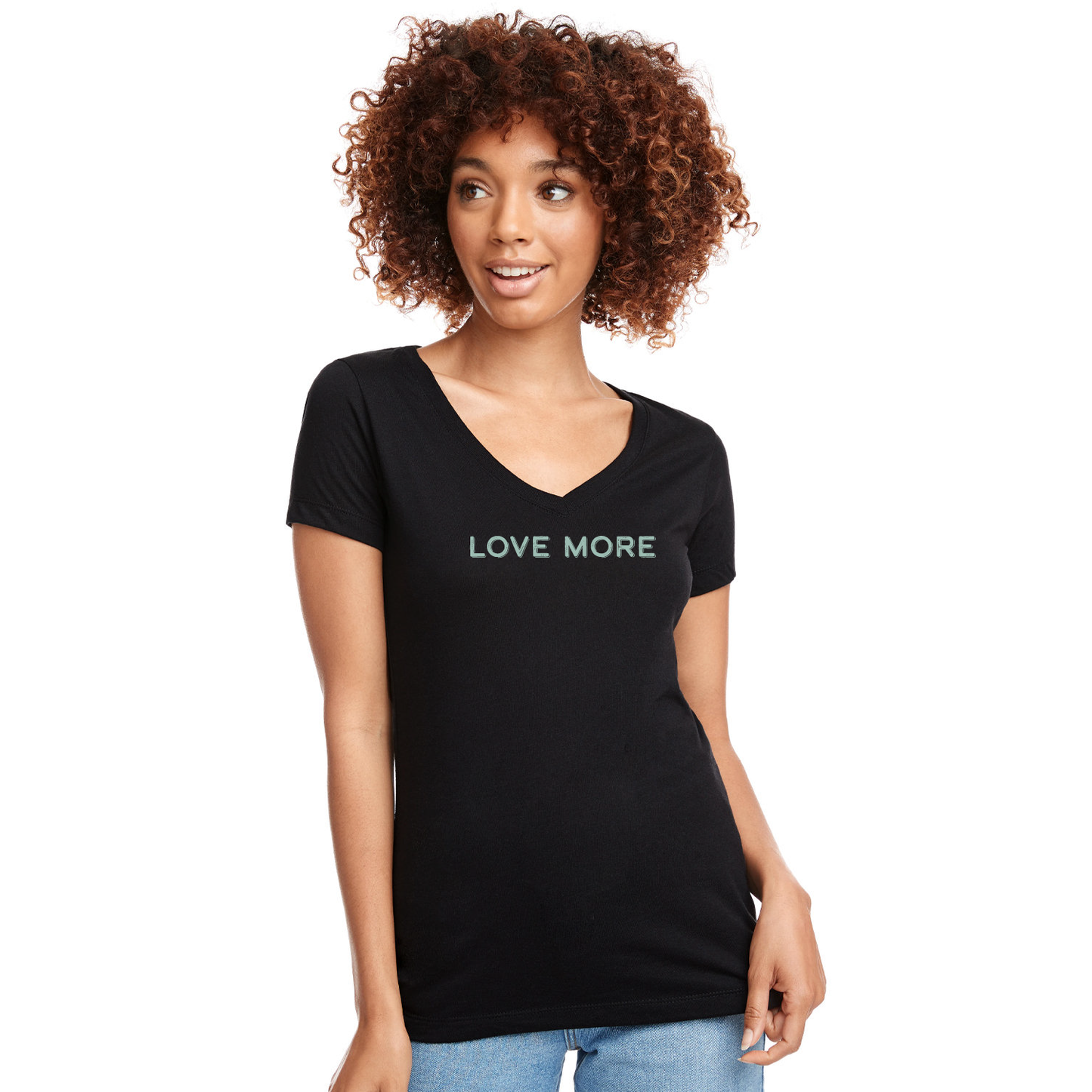 Love More Black T-Shirt - 039