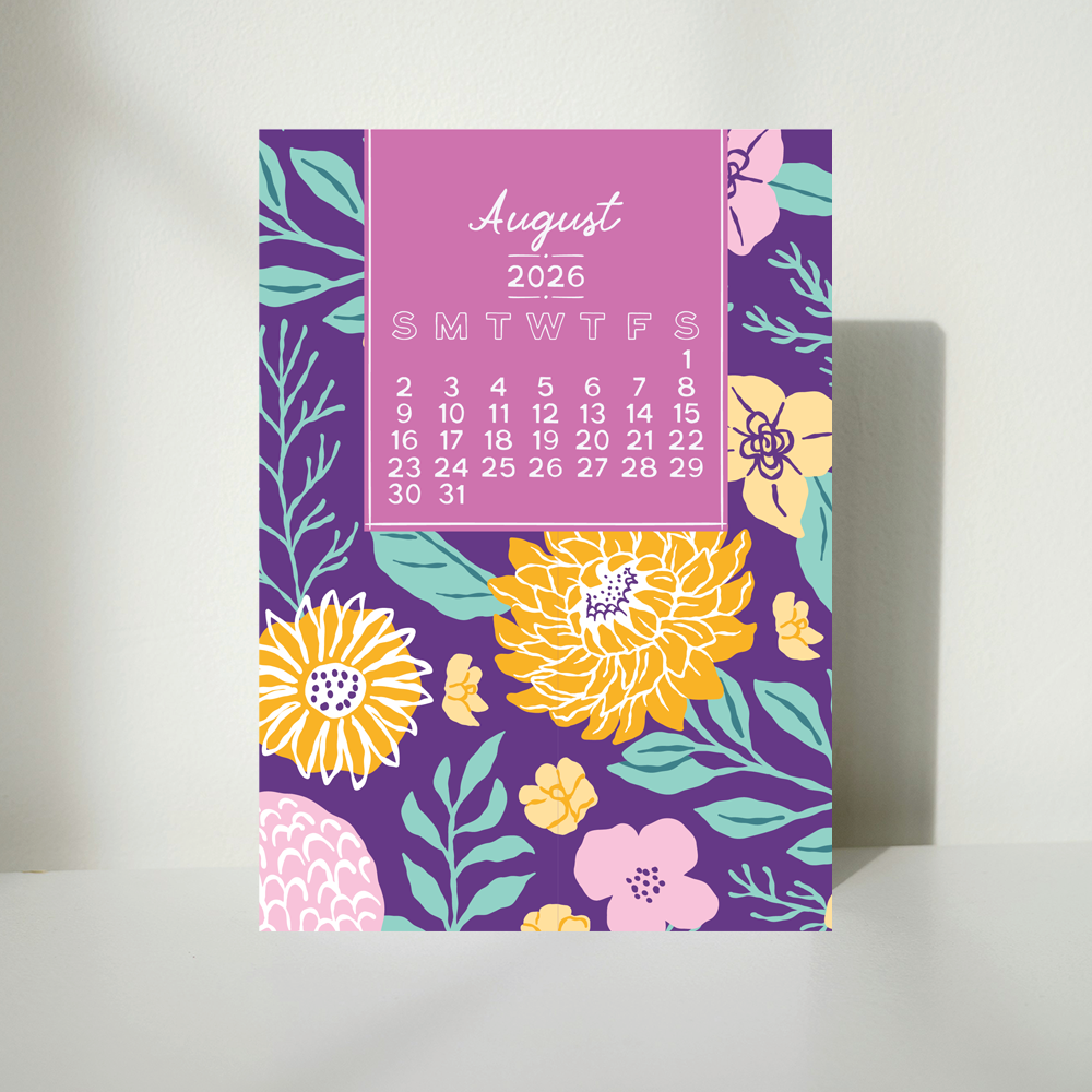 Blooms 2026 Calendar - 5x7
