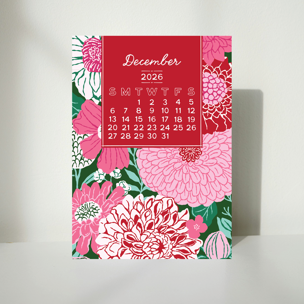 Blooms 2026 Calendar - 5x7