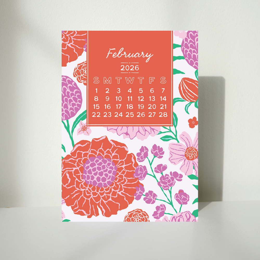Blooms 2026 Calendar - 5x7