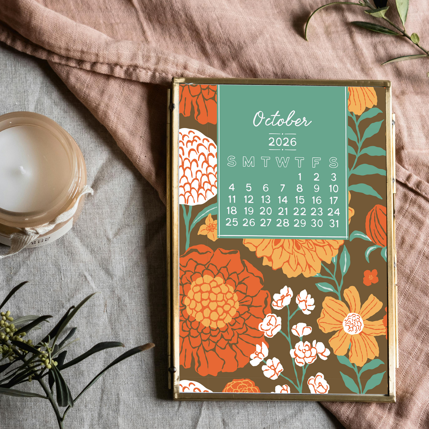 Blooms 2026 Calendar - 5x7