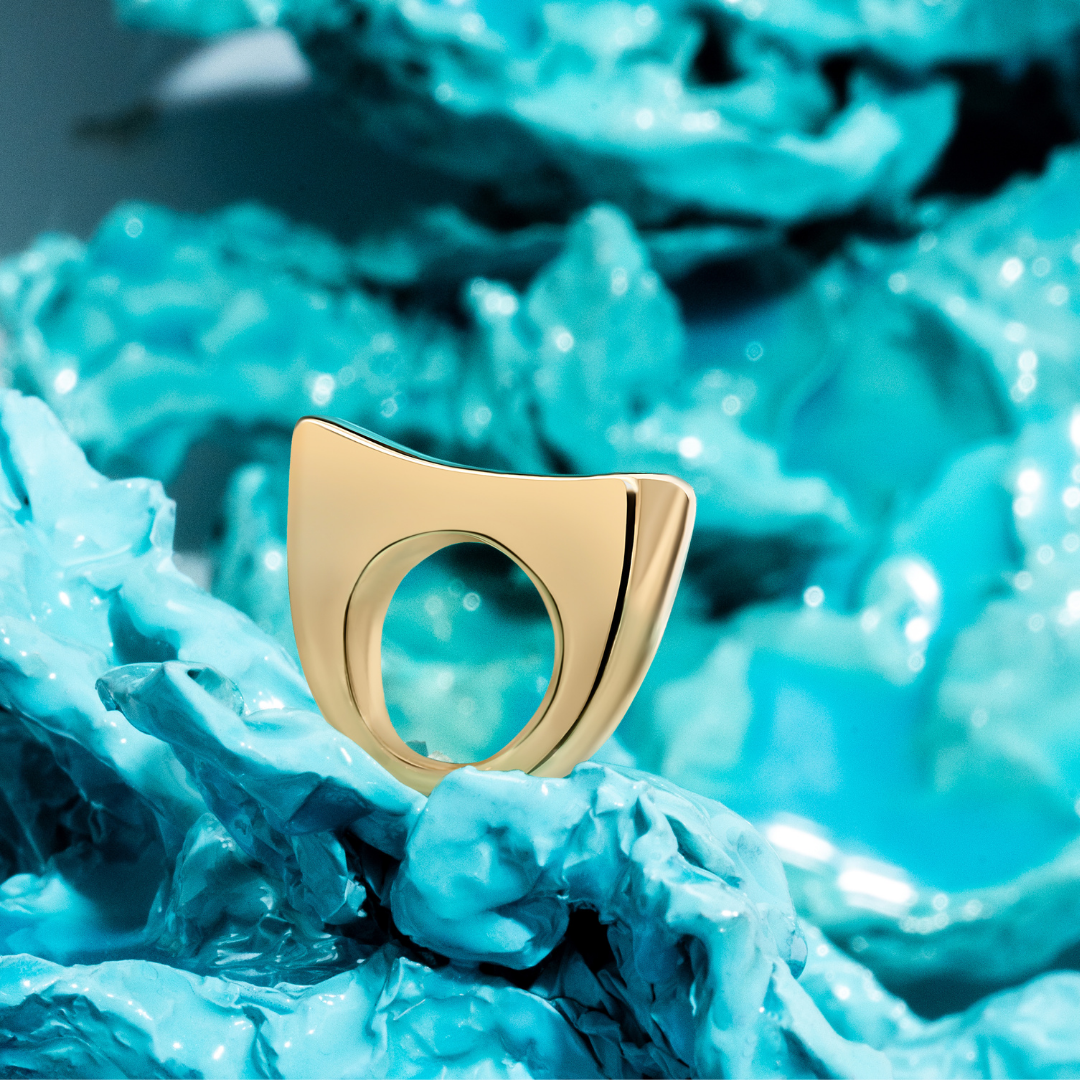 Caroline Sculptural Dome Ring