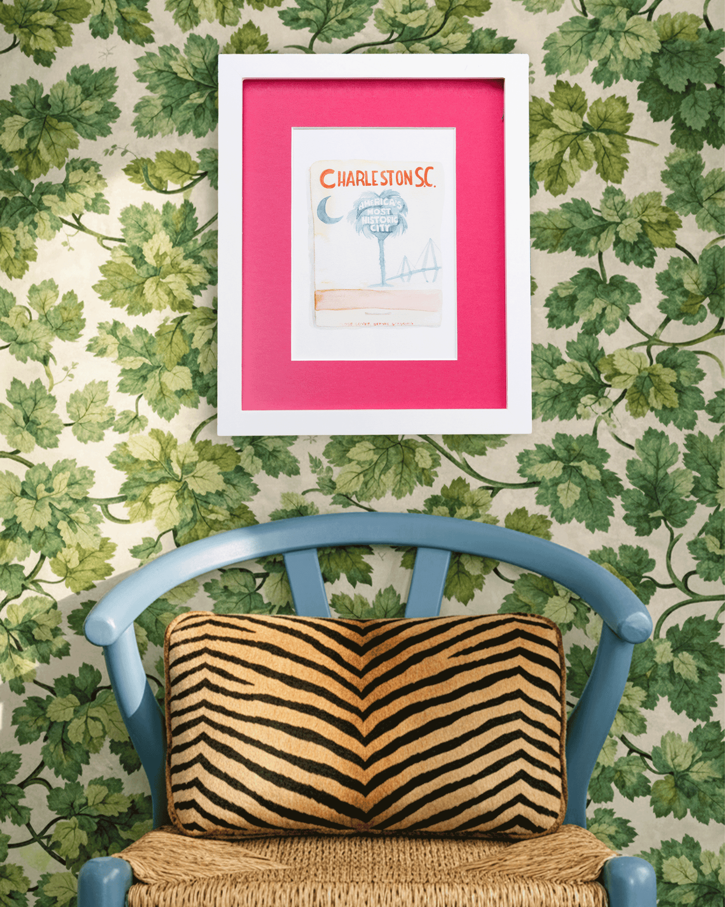 Charleston Matchbook Art Print