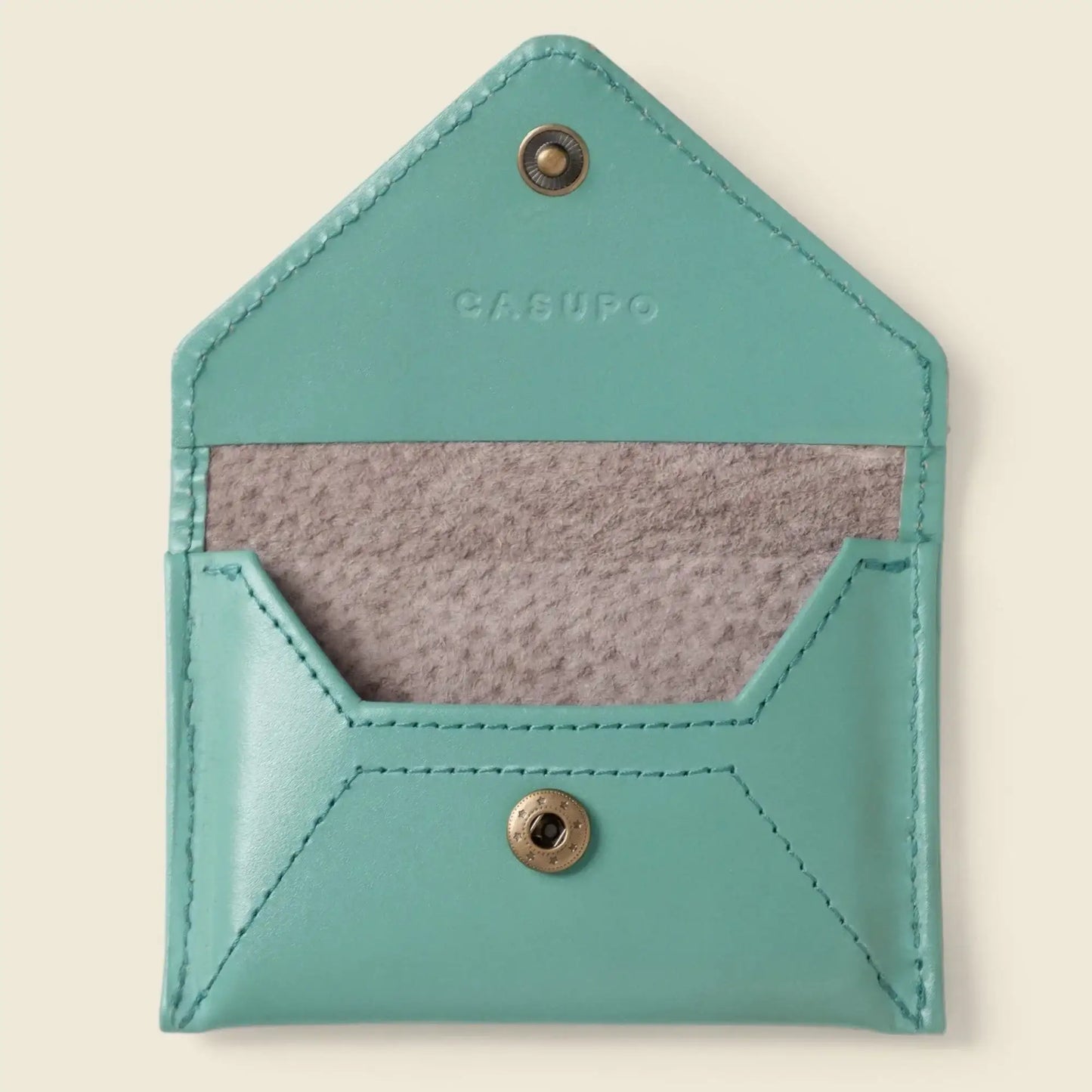 Mini Envelope Wallet With RFID protection - Teal