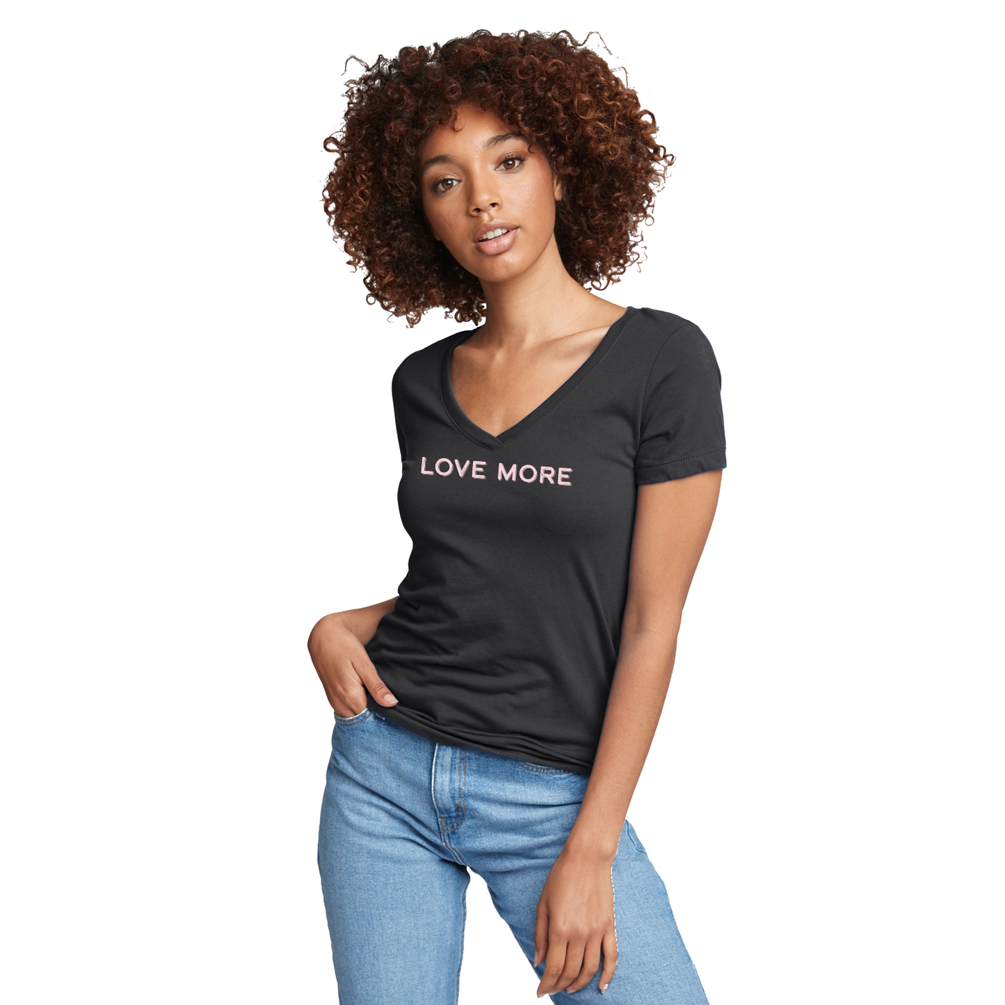 Love More Dark Gray T-Shirt - 072