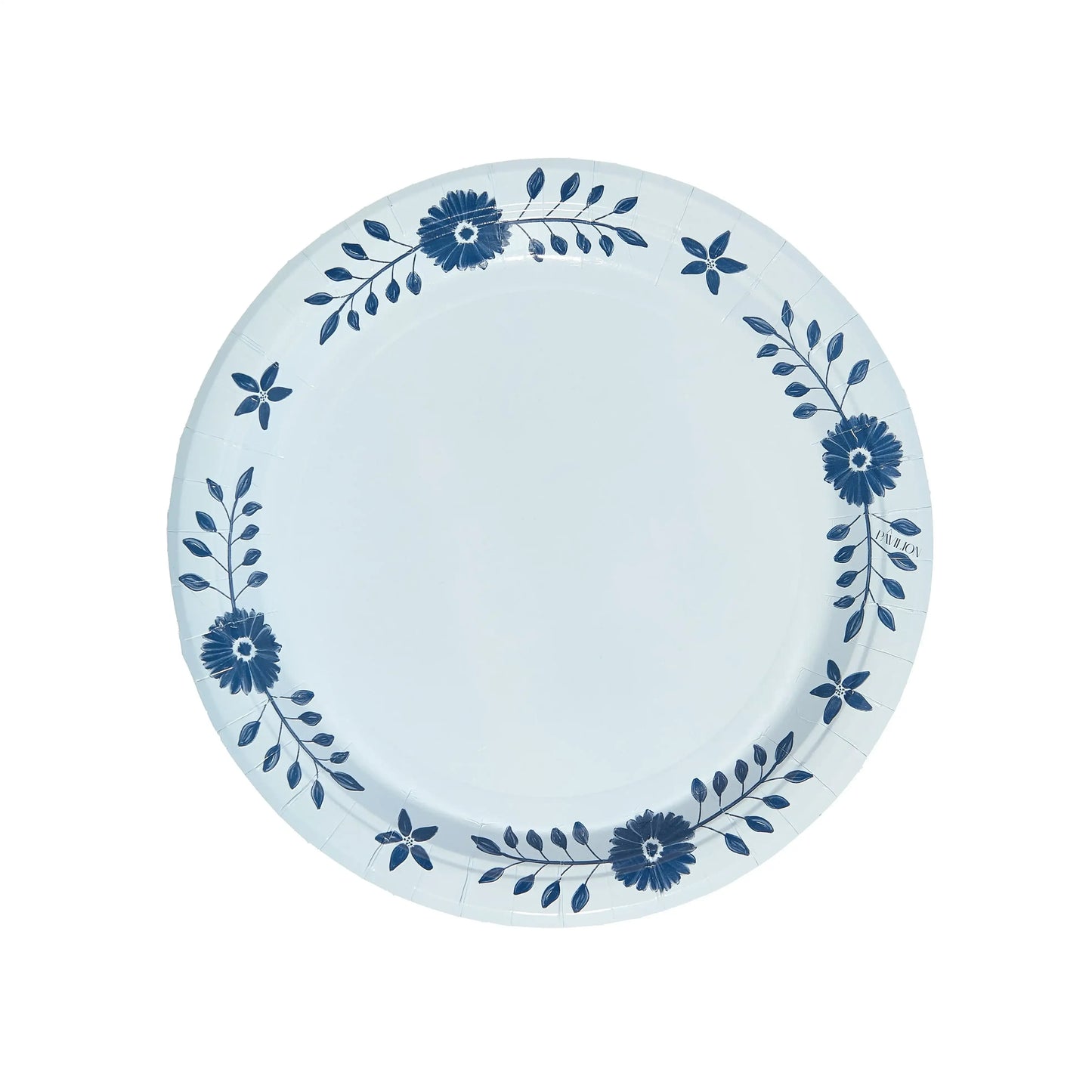 Sky and Navy Daisy Josephine Dinner Plates - 8 pack