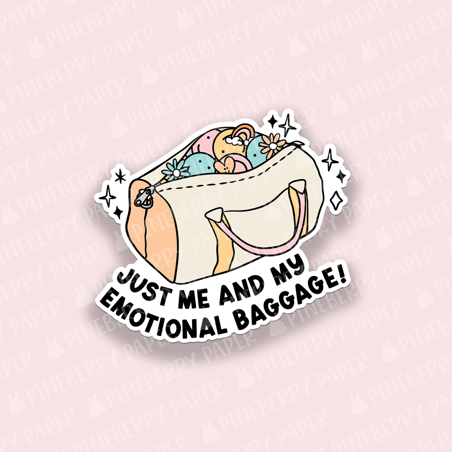 Emotional Baggage Vinyl Sticker