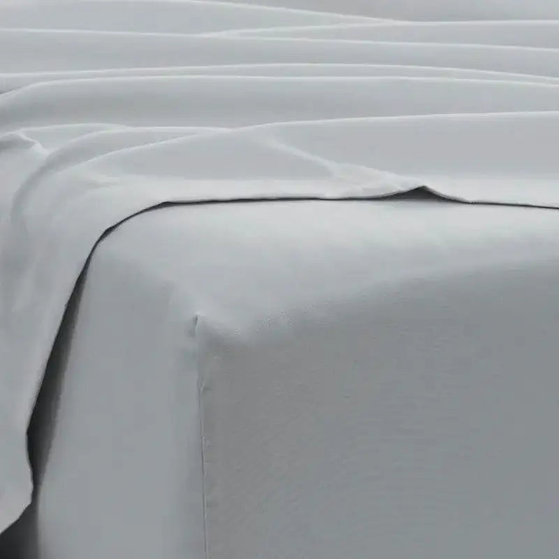 King size Grey 6 Piece Wrinkle Resistant Microfiber Polyester Sheet Set
