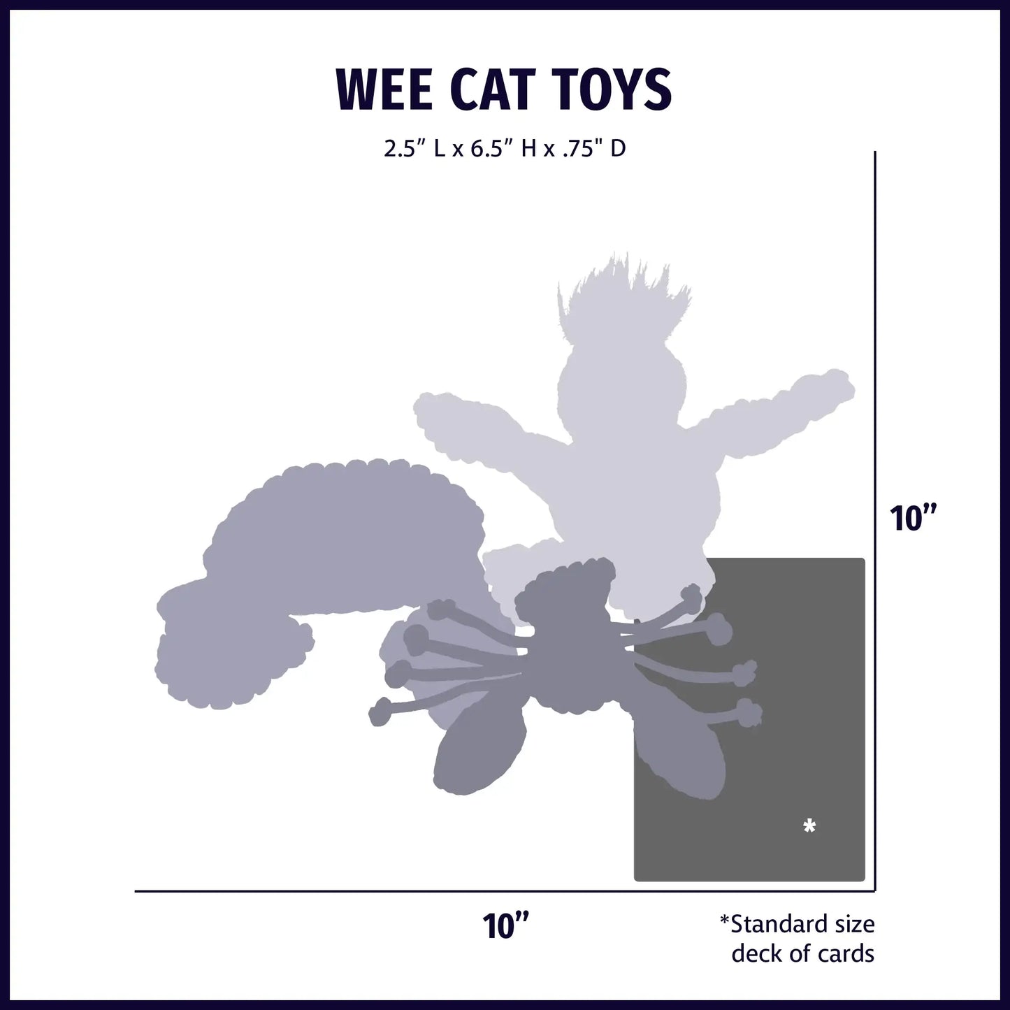 HuggleKats® Woodland Bucket of Cat Toys, 12 Pack
