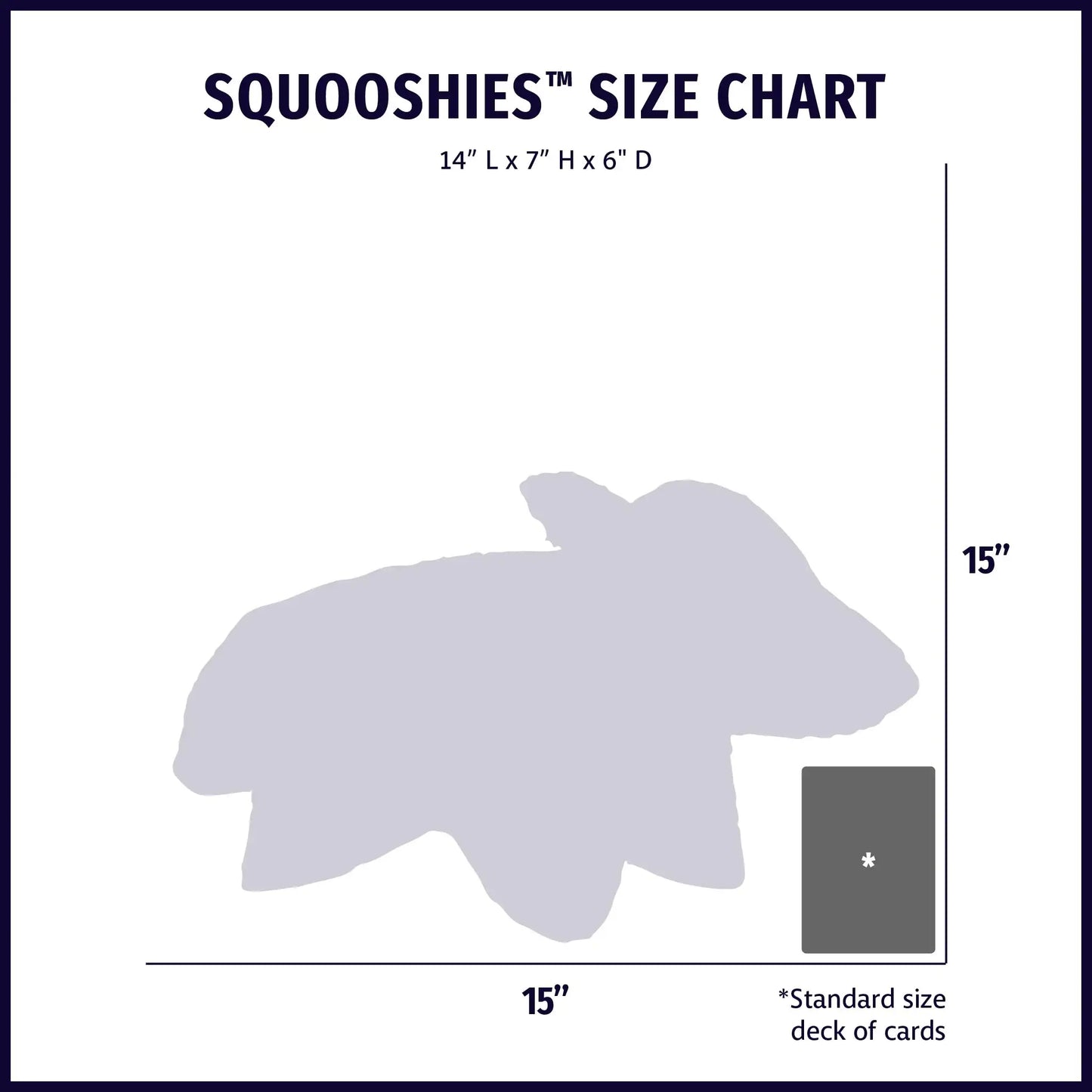 Squooshie™ Fox Plush Dog Toy