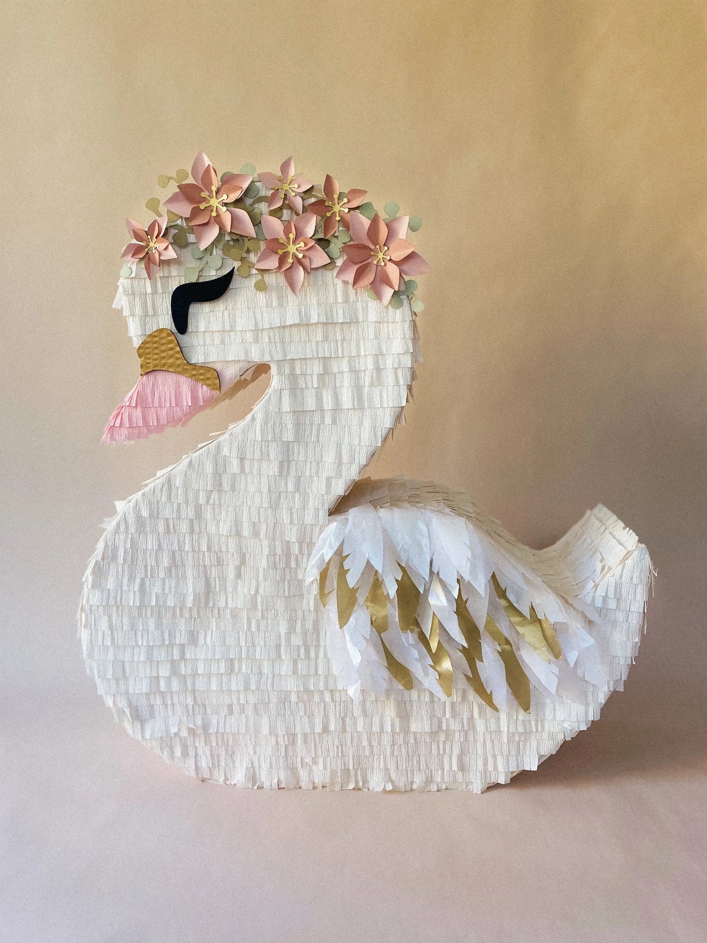 🦢 Princess Swan Piñata – Handmade Elegant Swan Piñata for Princess Parties, Baby Showers & Fairytale Celebrations