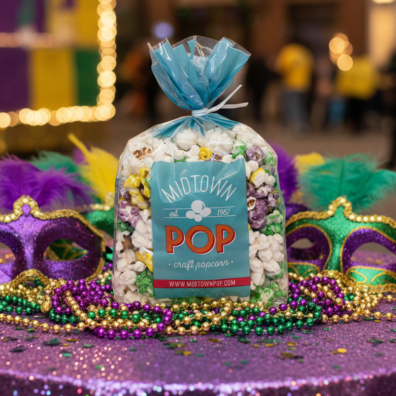 Mardi Gras Midtown Mix ⚜ Gourmet Popcorn