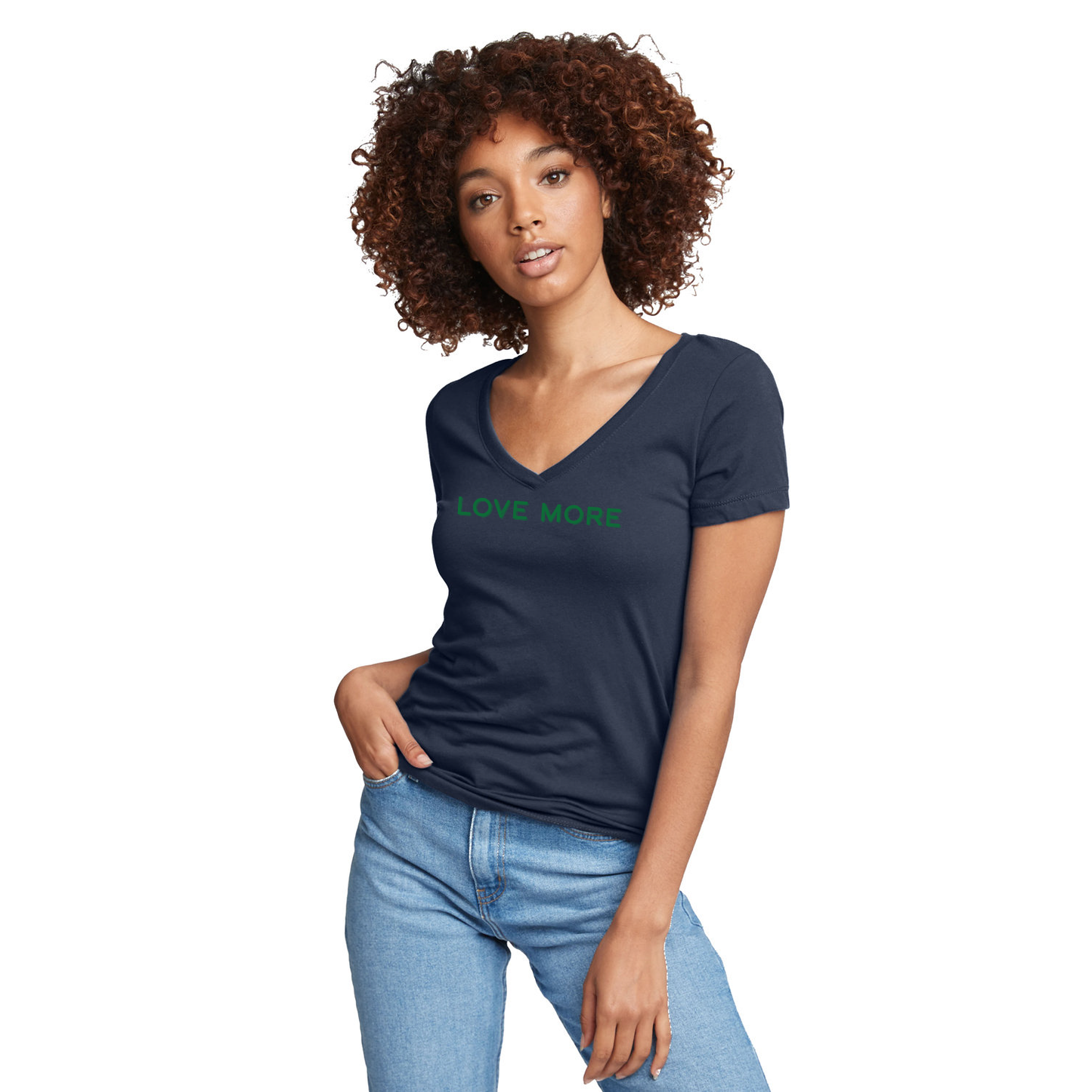 Love More Indigo T-Shirt - 026