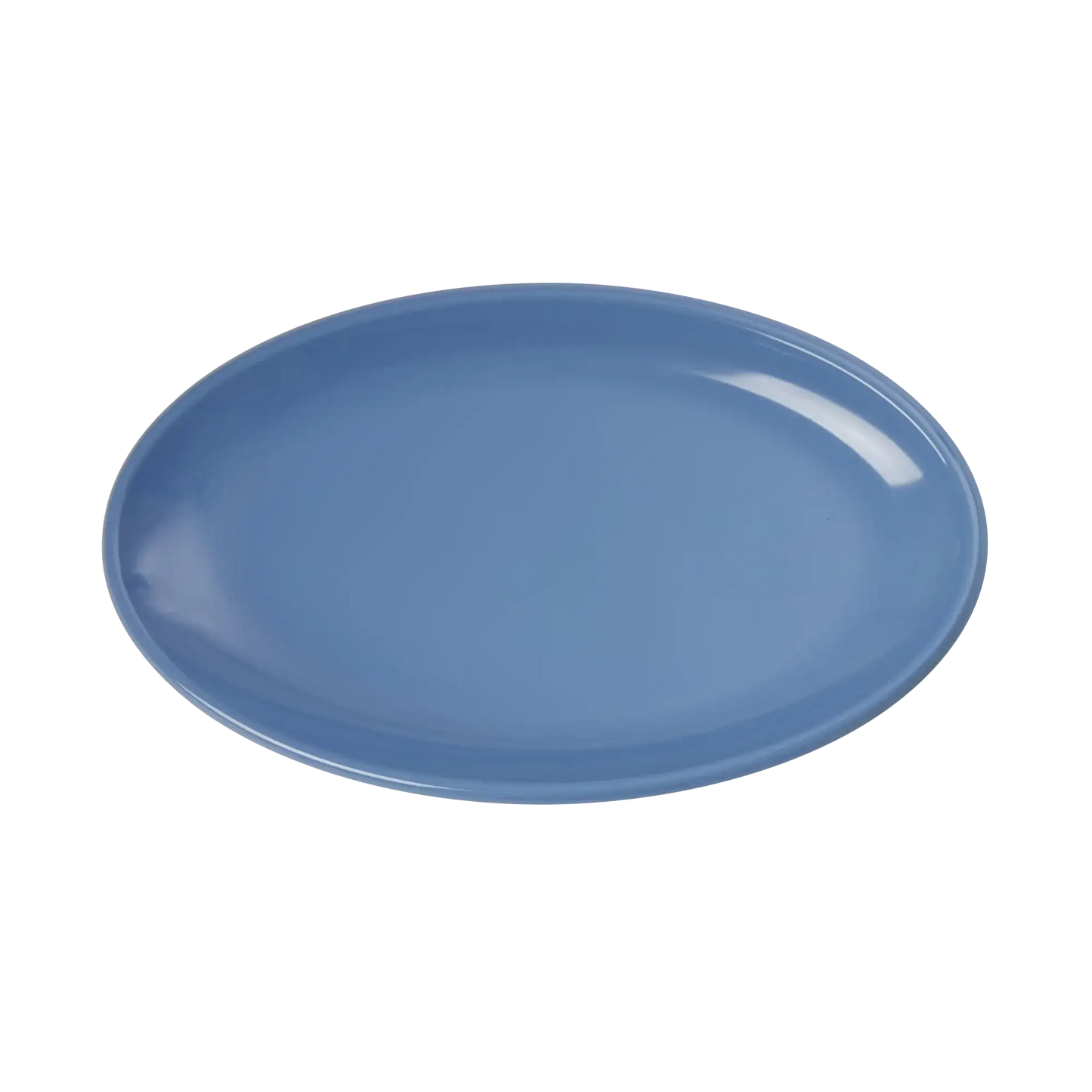 Medium Melamine Serving Dish - Dusty Blue