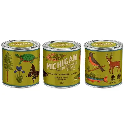Michigan State Candle