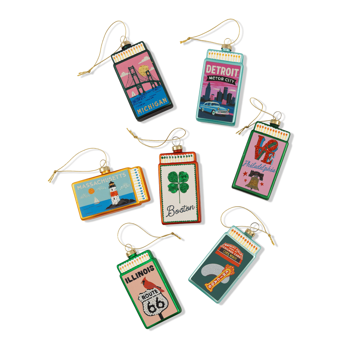 Matchbook Ornament - Philadelphia