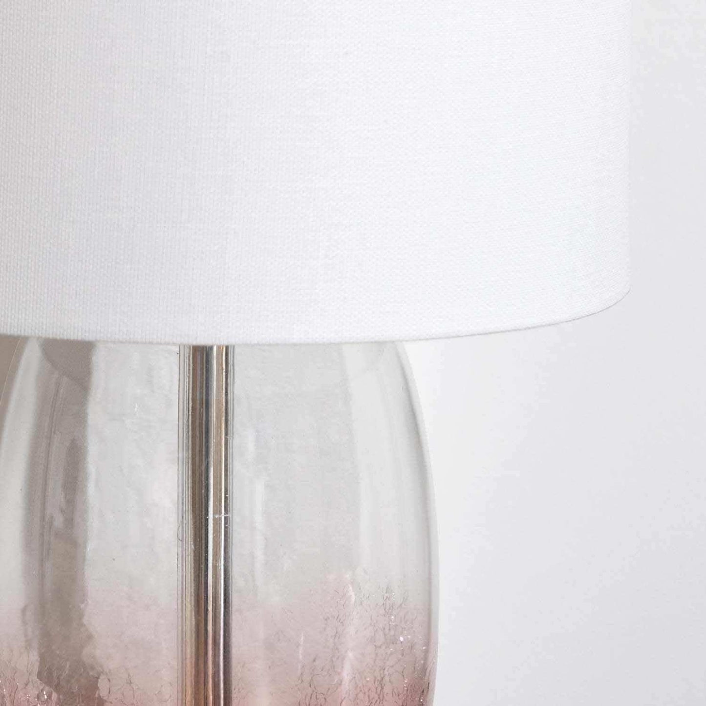 Pertek White Glass Table Lamp - Clearance