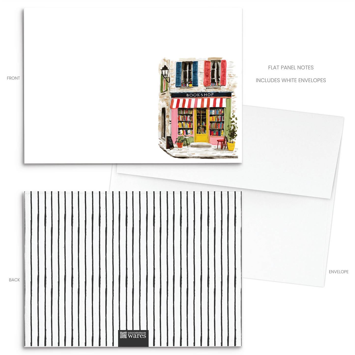 Bookstore Panel Note Cards A2