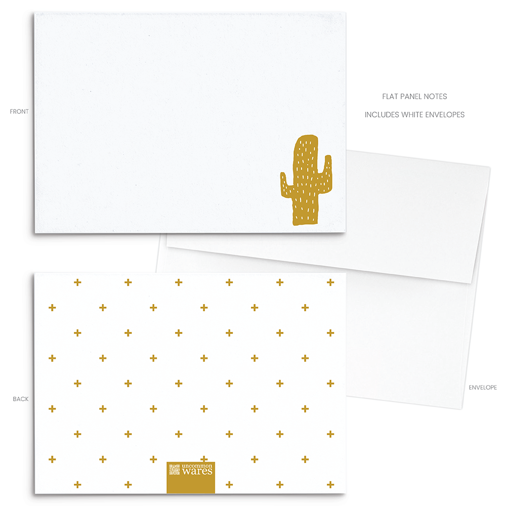 Cactus Panel Note Cards