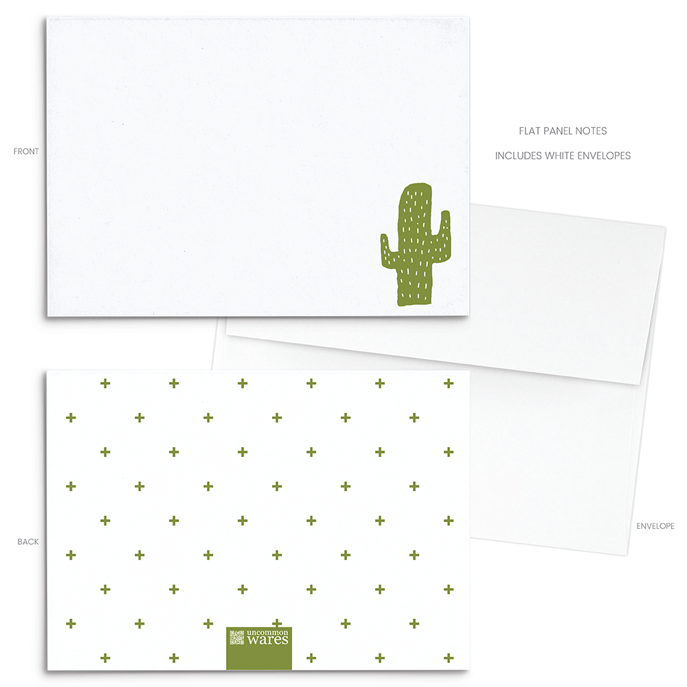 Cactus Panel Note Cards