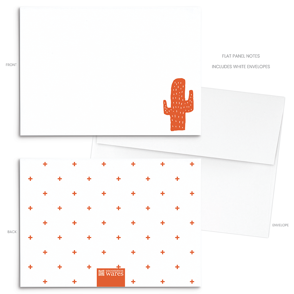 Cactus Panel Note Cards