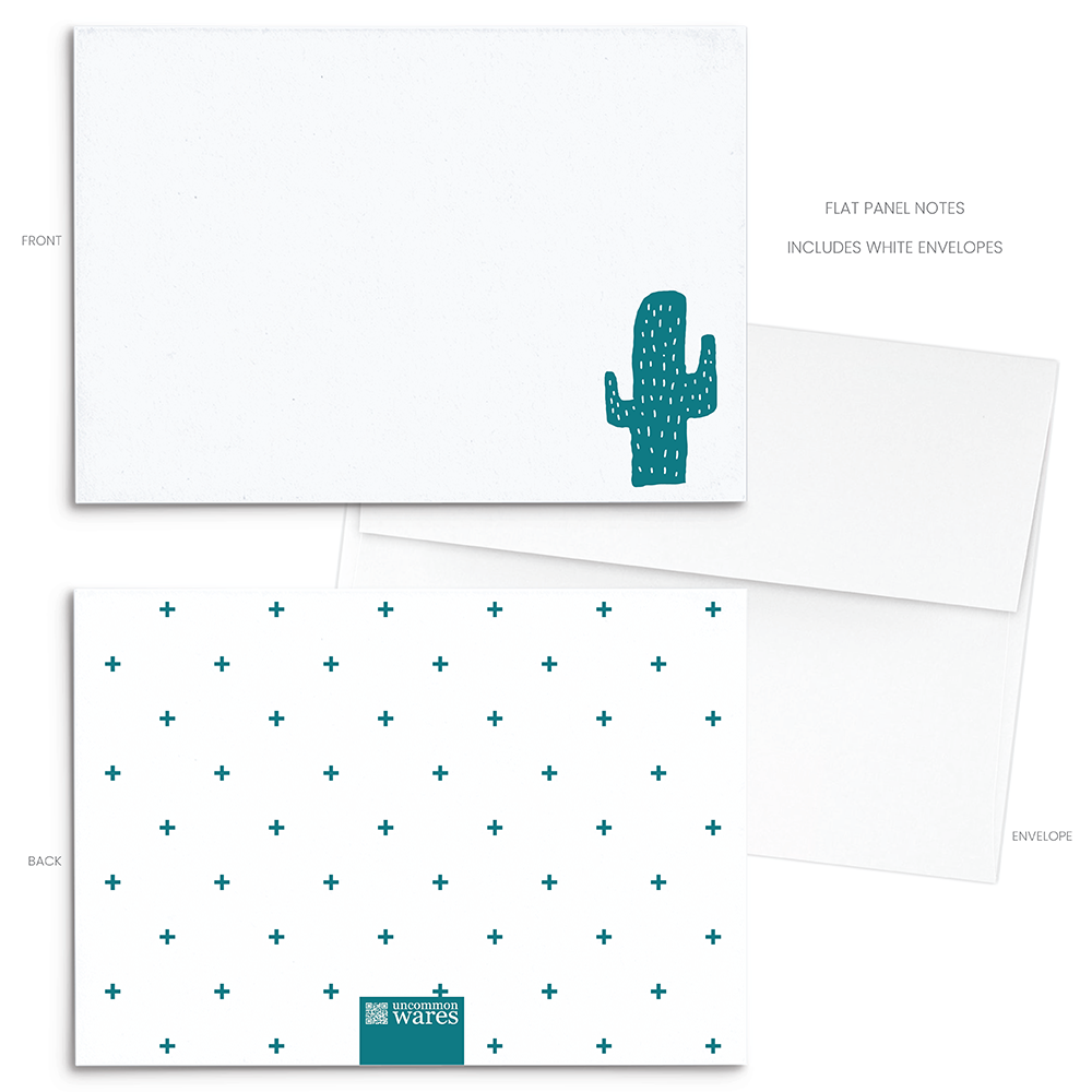 Cactus Panel Note Cards