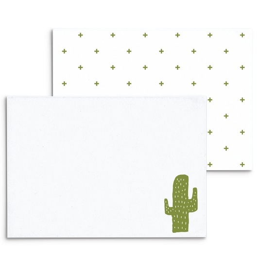 Cactus Panel Note Cards
