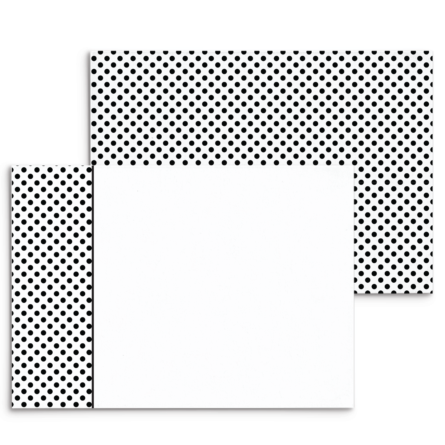 Mod Panel Note Cards A2 - "Beckett" - Black and White