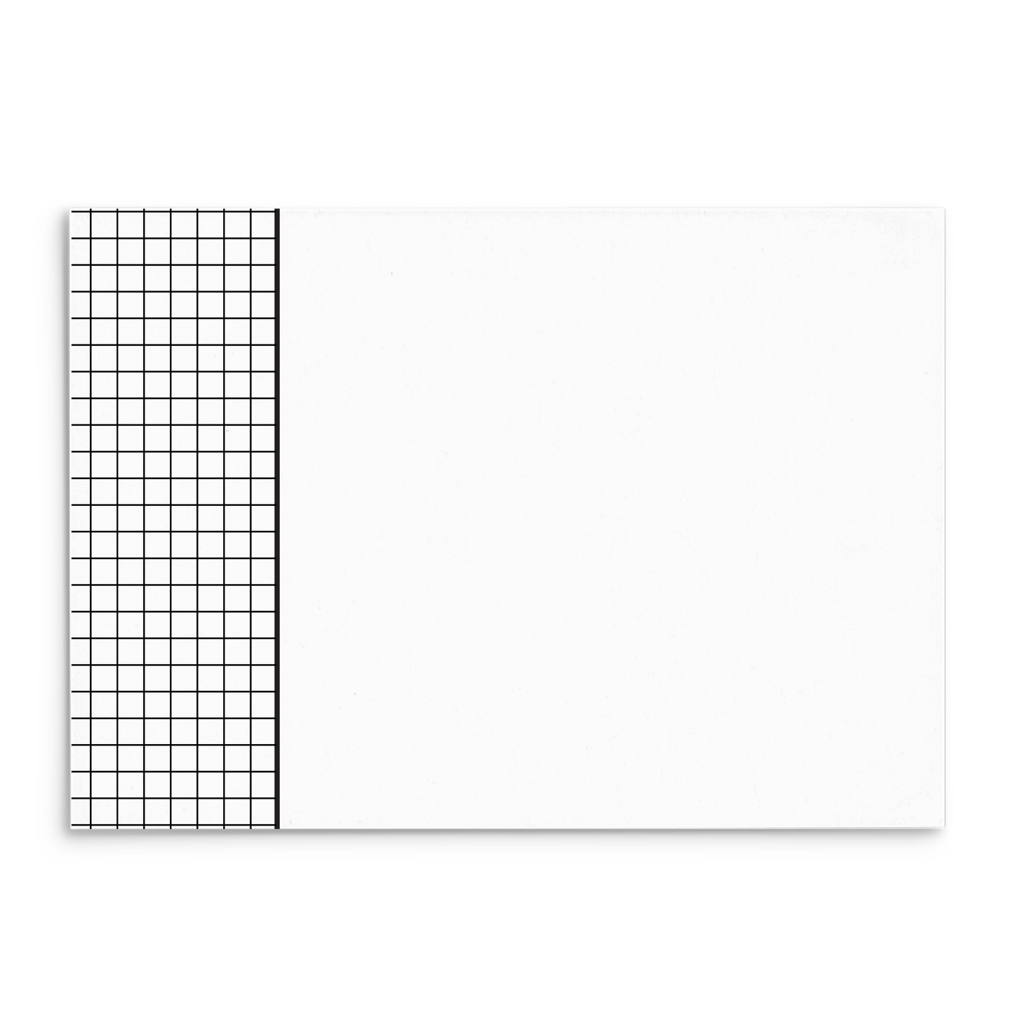Mod Panel Note Cards A2 - "Dexter" - Black and White