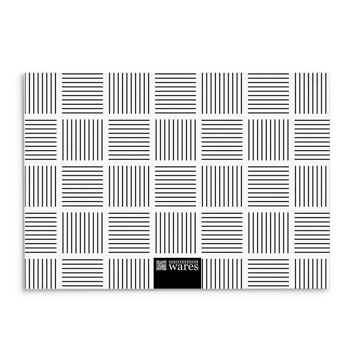 Mod Panel Note Cards A2 - "Ashby" - Black and White