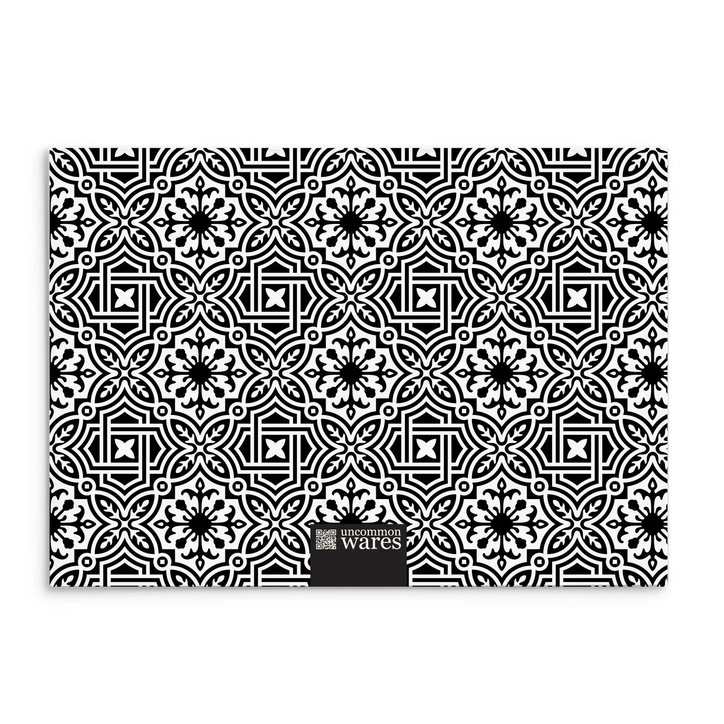 Mod Panel Note Cards A2 - "Camden" - Black and White