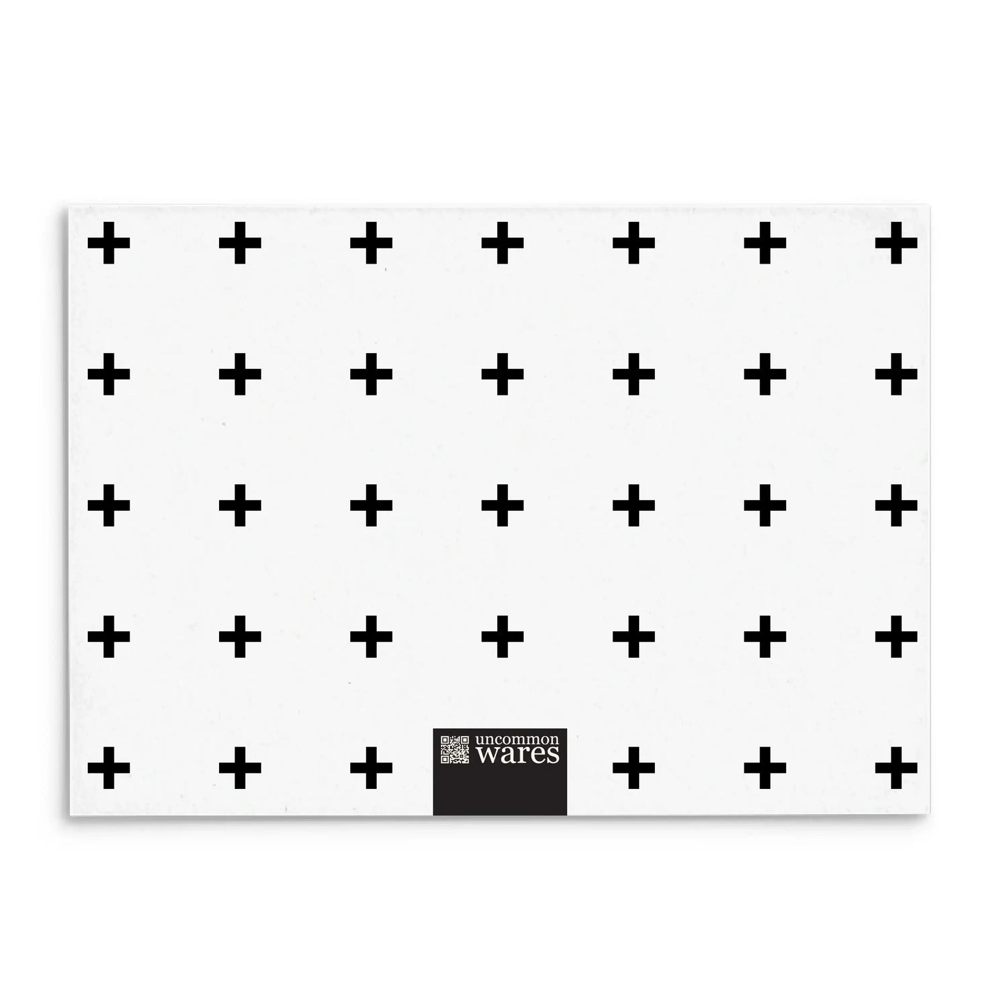 Mod Panel Note Cards A2 - "Oliver" - Black and White