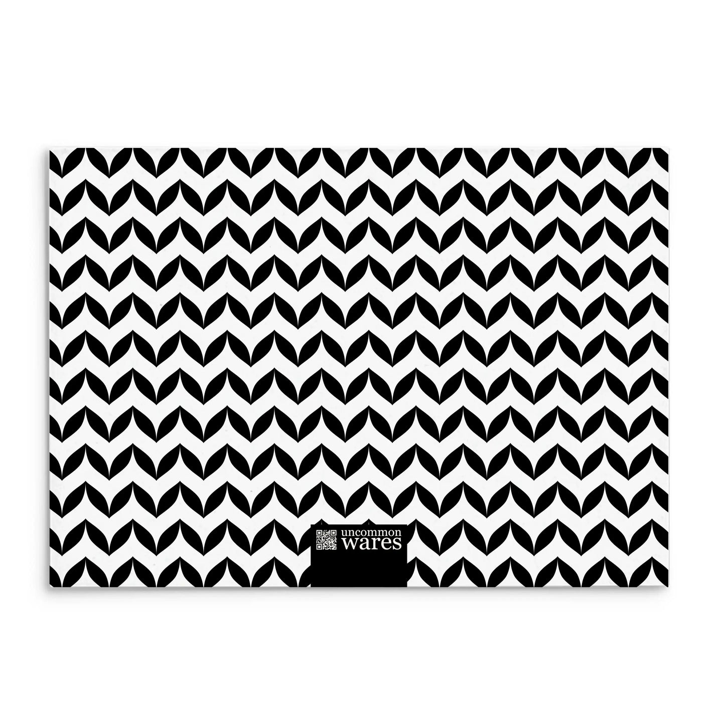 Mod Panel Note Cards A2 - "Sophia" - Black and White