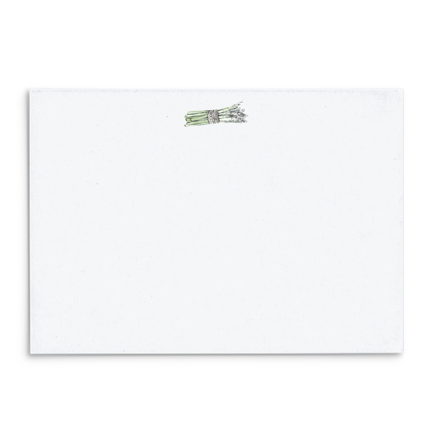 Asparagus Watercolor Panel Note Cards A2