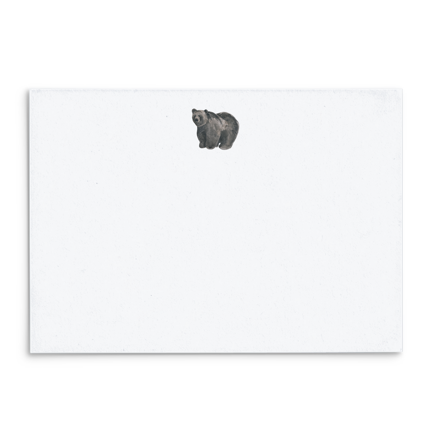 Bear Watercolor Panel Note Cards A2