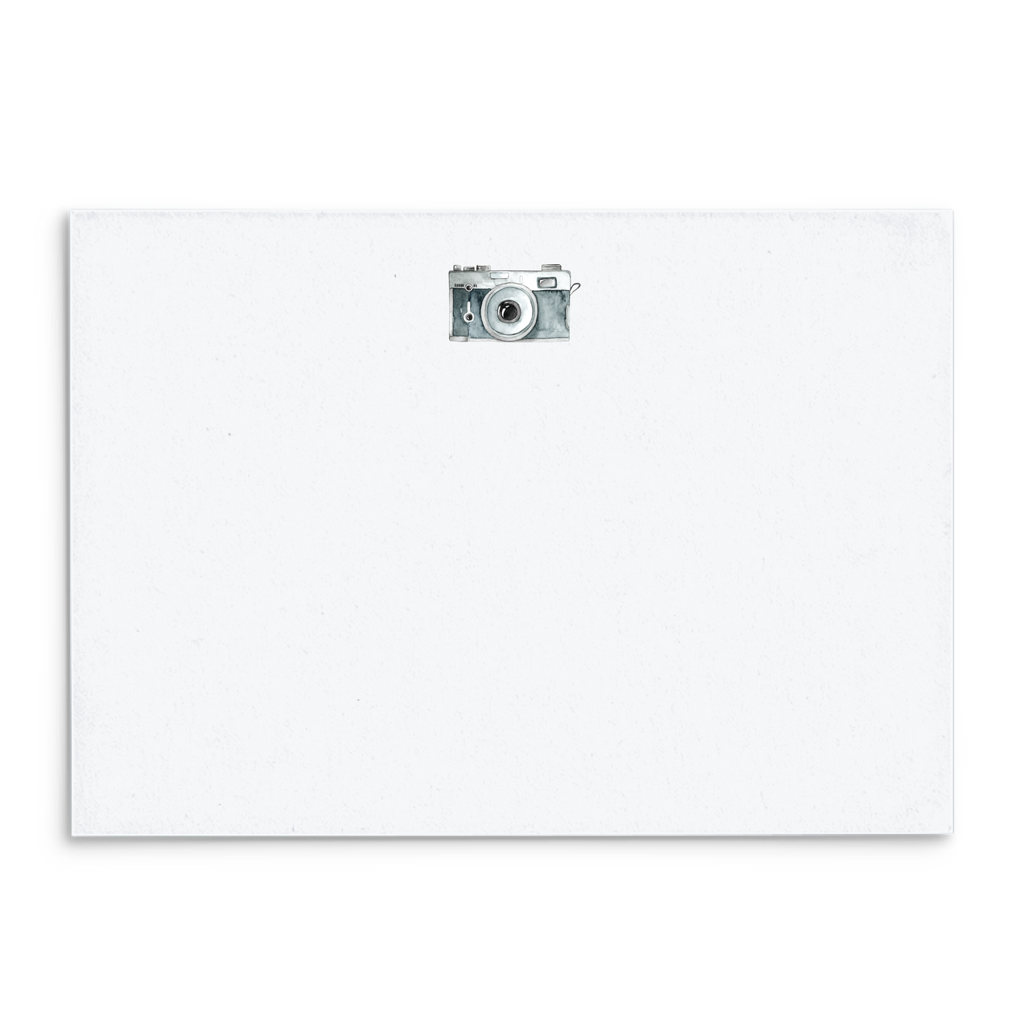 Camera Watercolor Panel Note Cards A2